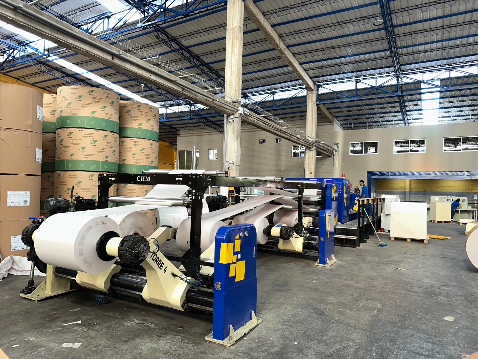 Equipos de trabajo y maquinaria de transformación de papel